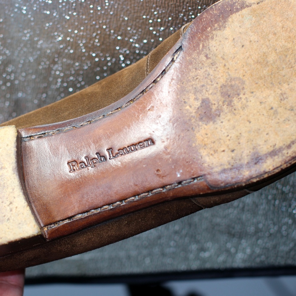 Ralph Lauren Suede Fringe Loafer - Picture 7 of 8